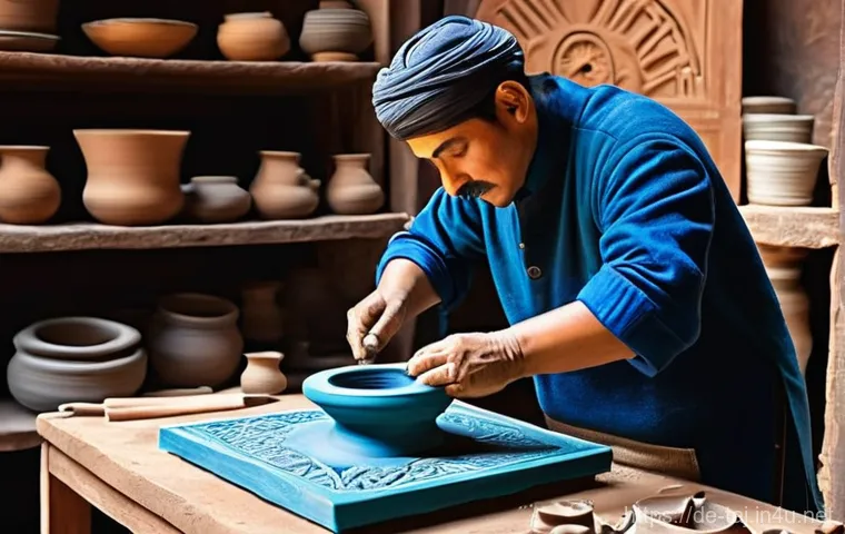 타지키스탄의 수공예품 - **Prompt: Tajik Suzani Artisans in a Traditional Setting**
    A group of Tajik women, ranging from ...